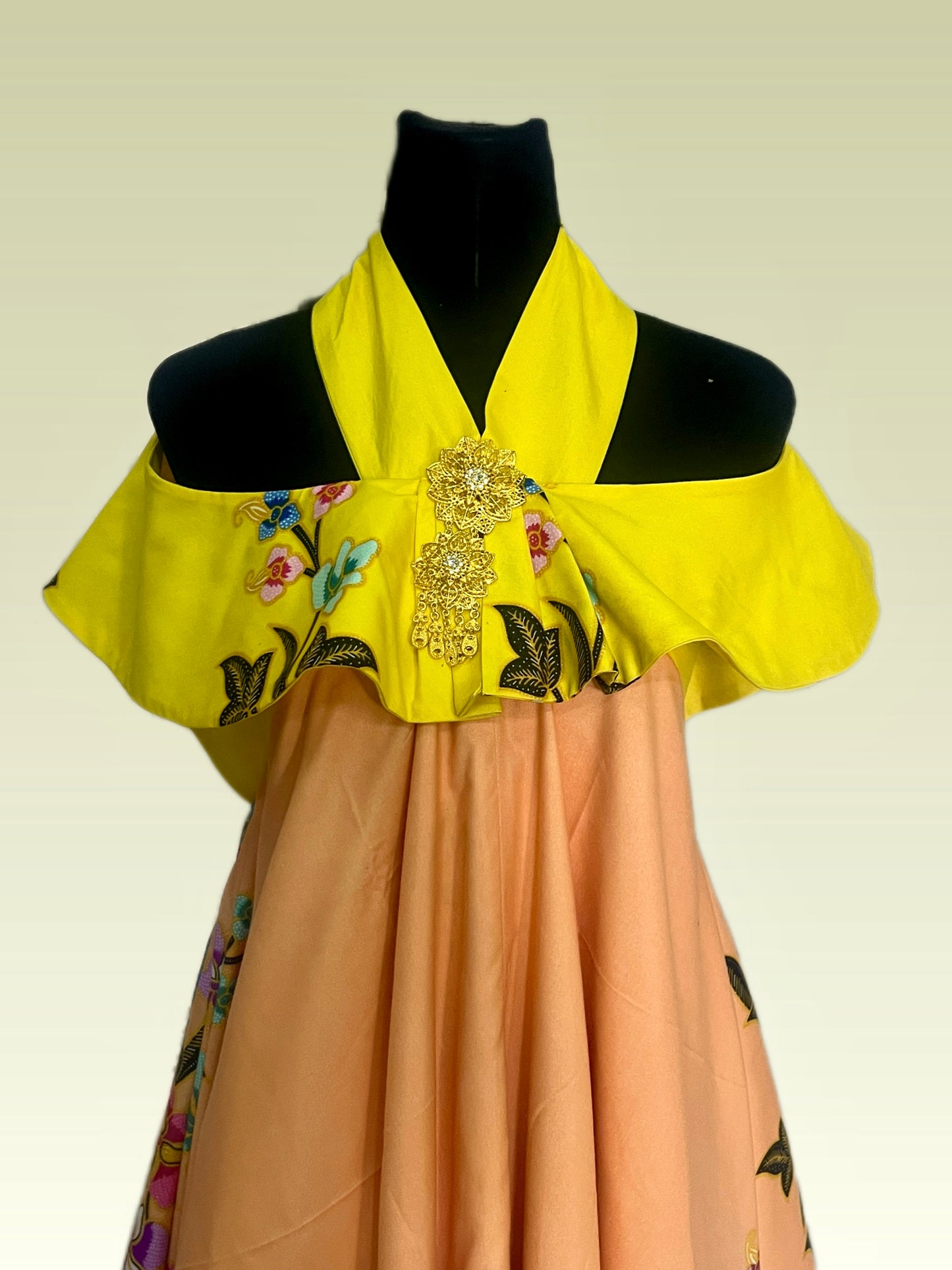 Reversible Batik Resort Dress ( size free)