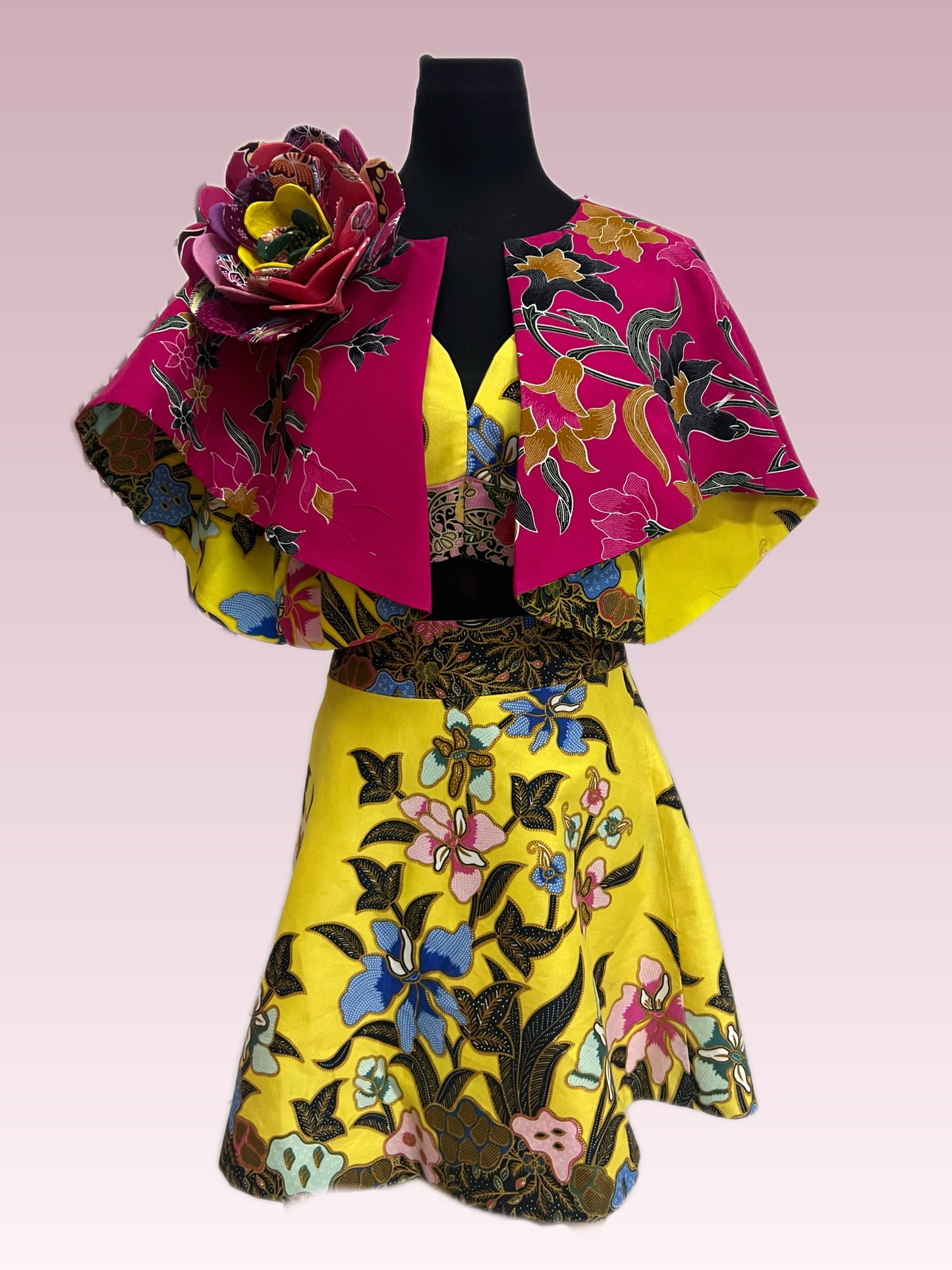 Batik Cape Jacket （M-L size)