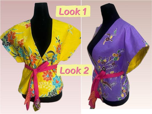 Reversible Wrap Top (S-M size）