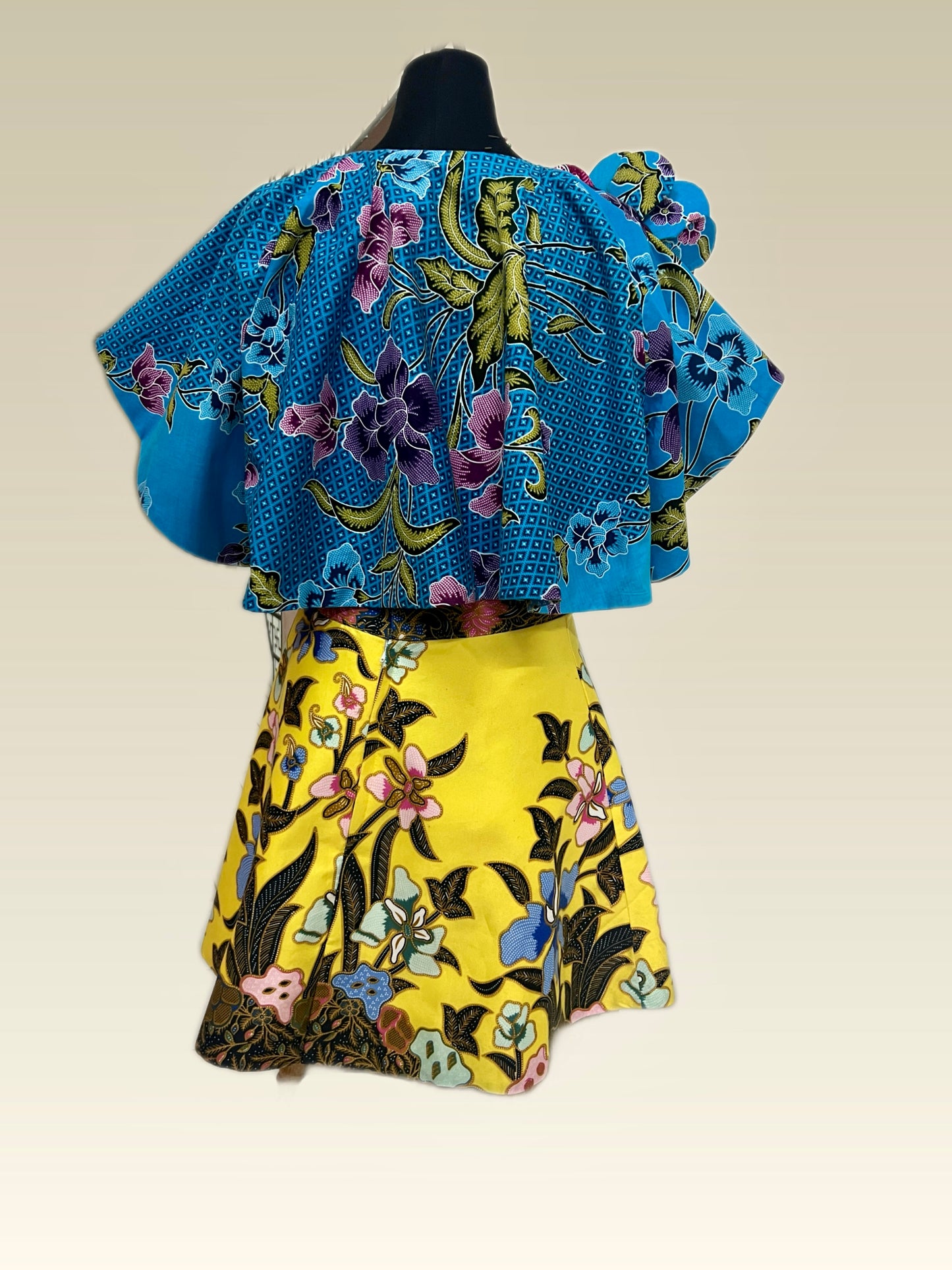Batik Cape Jacket （M-L size)