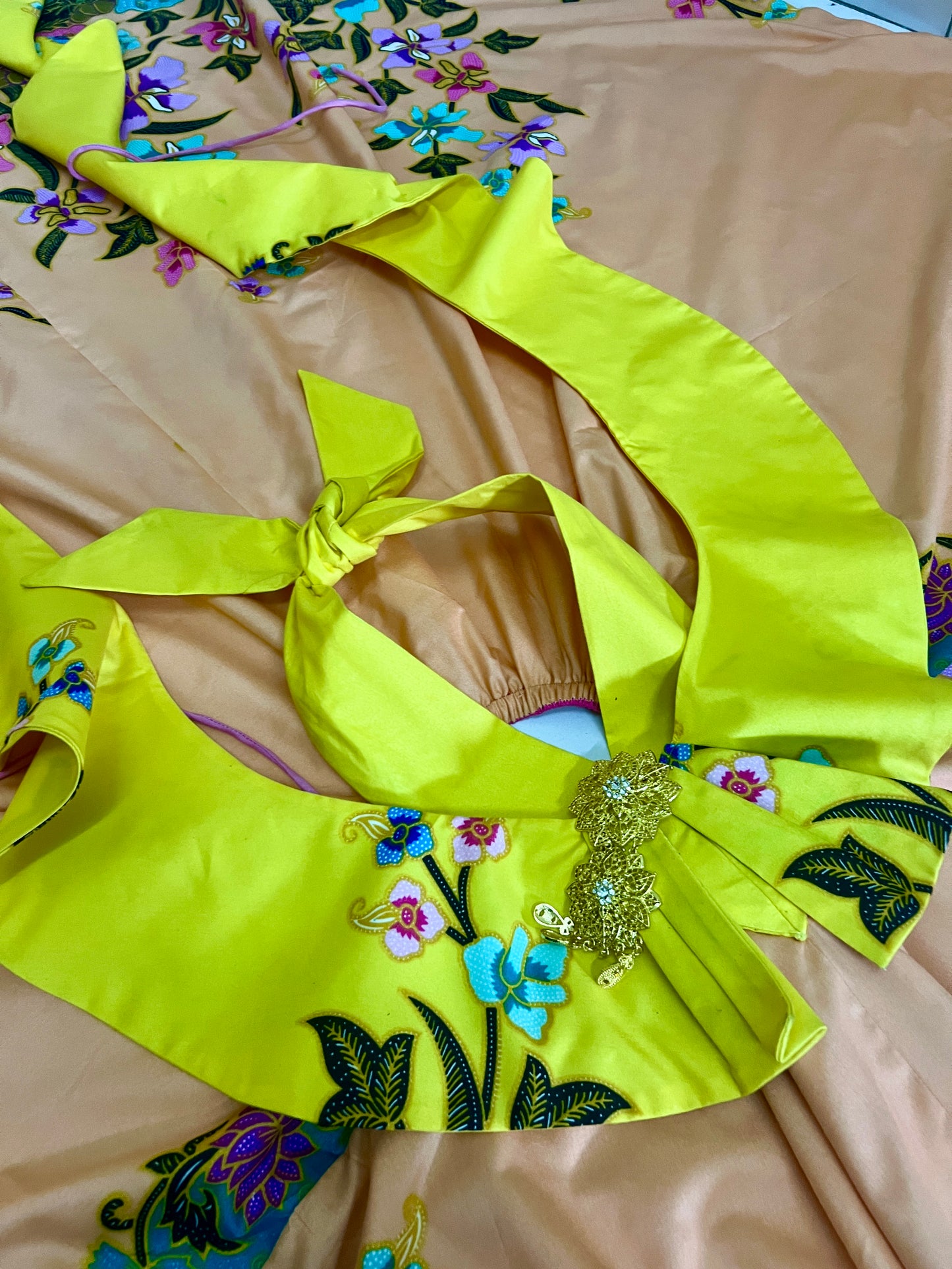 Reversible Batik Resort Dress ( size free)