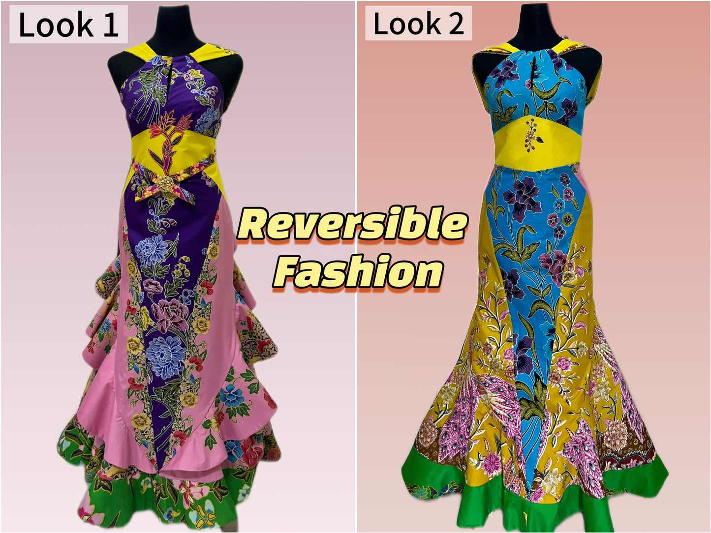 Reversible Batik Fashion / Patchwork Series