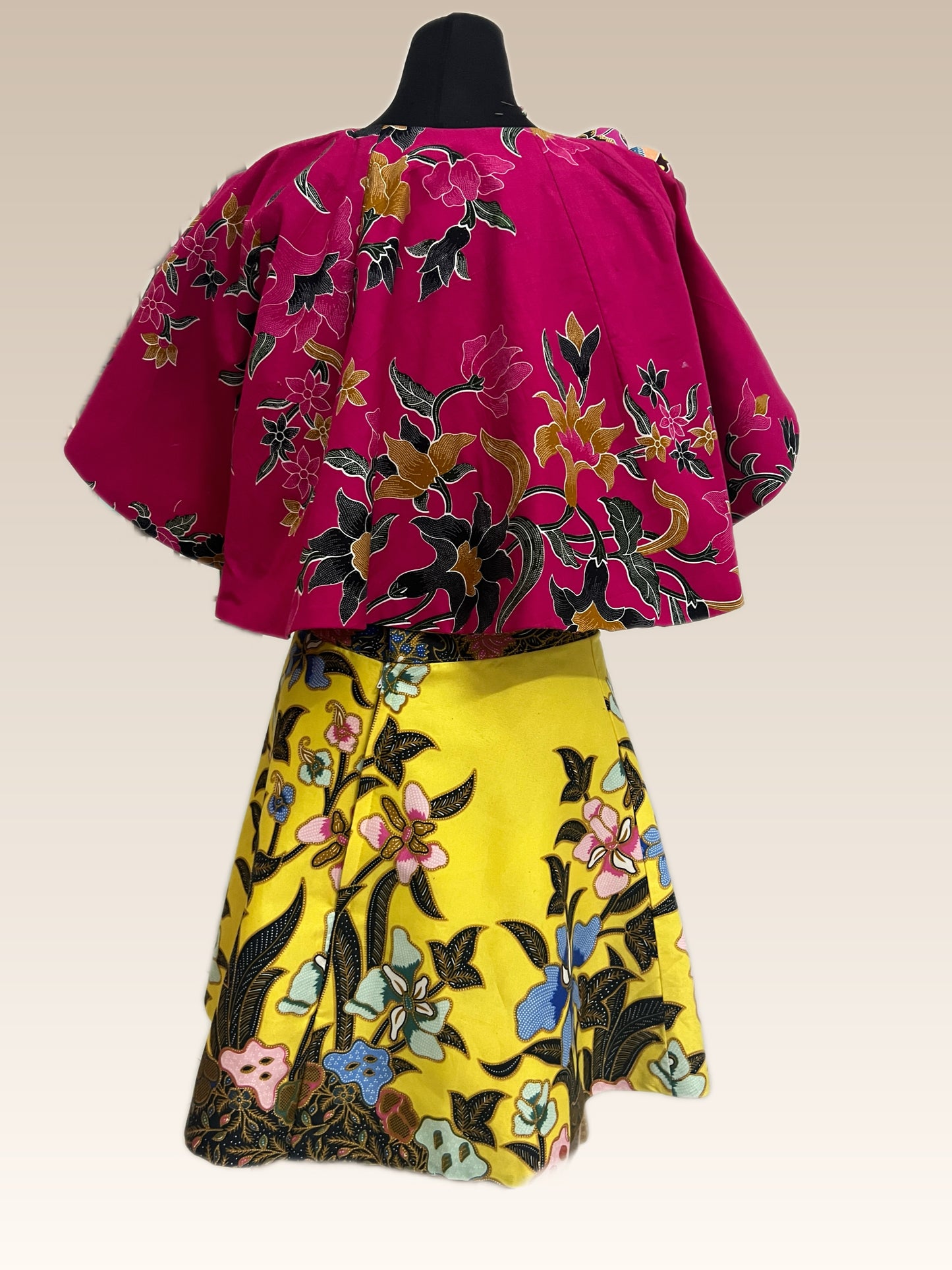 Batik Cape Jacket （M-L size)