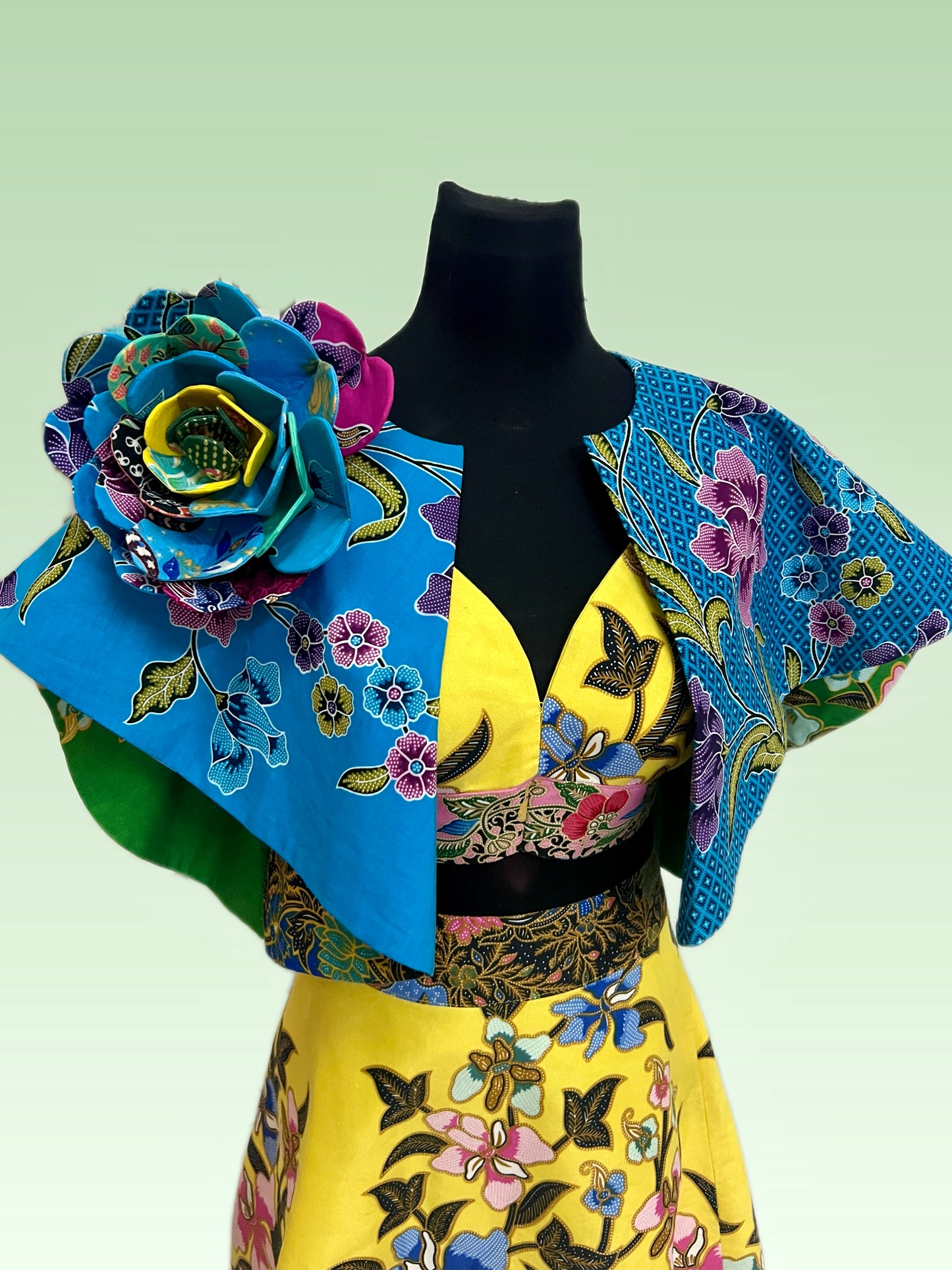 Batik Cape Jacket （M-L size)