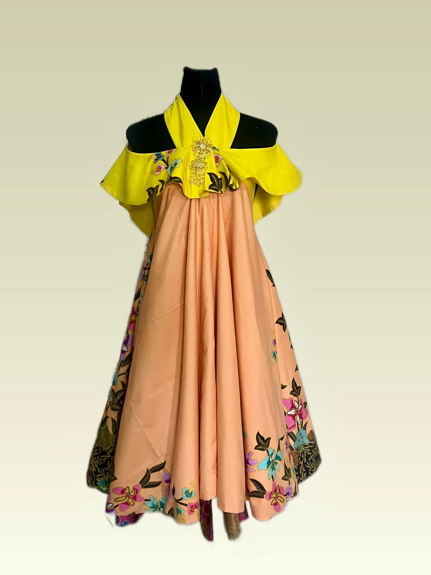Reversible Batik Resort Dress ( size free)