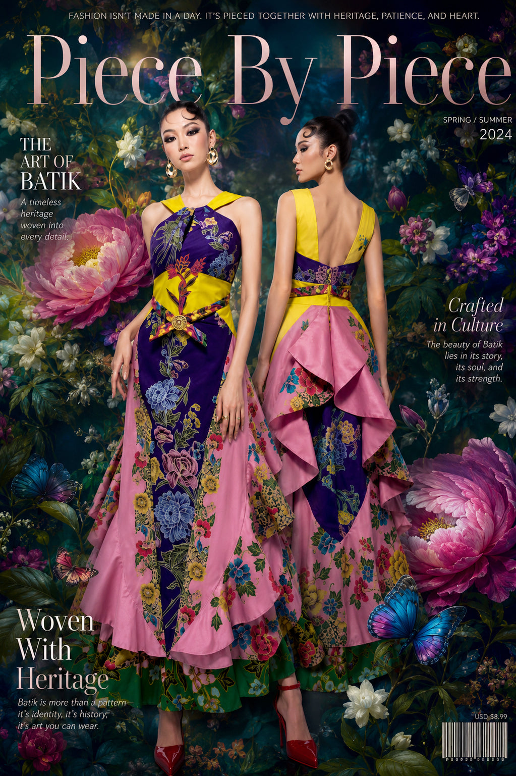 Reversible Batik Fashion / Patchwork Series