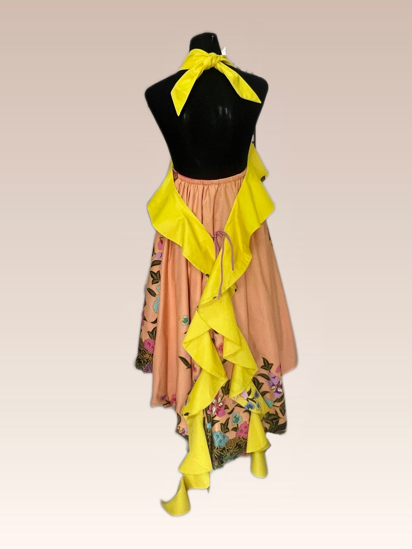 Reversible Batik Resort Dress ( size free)