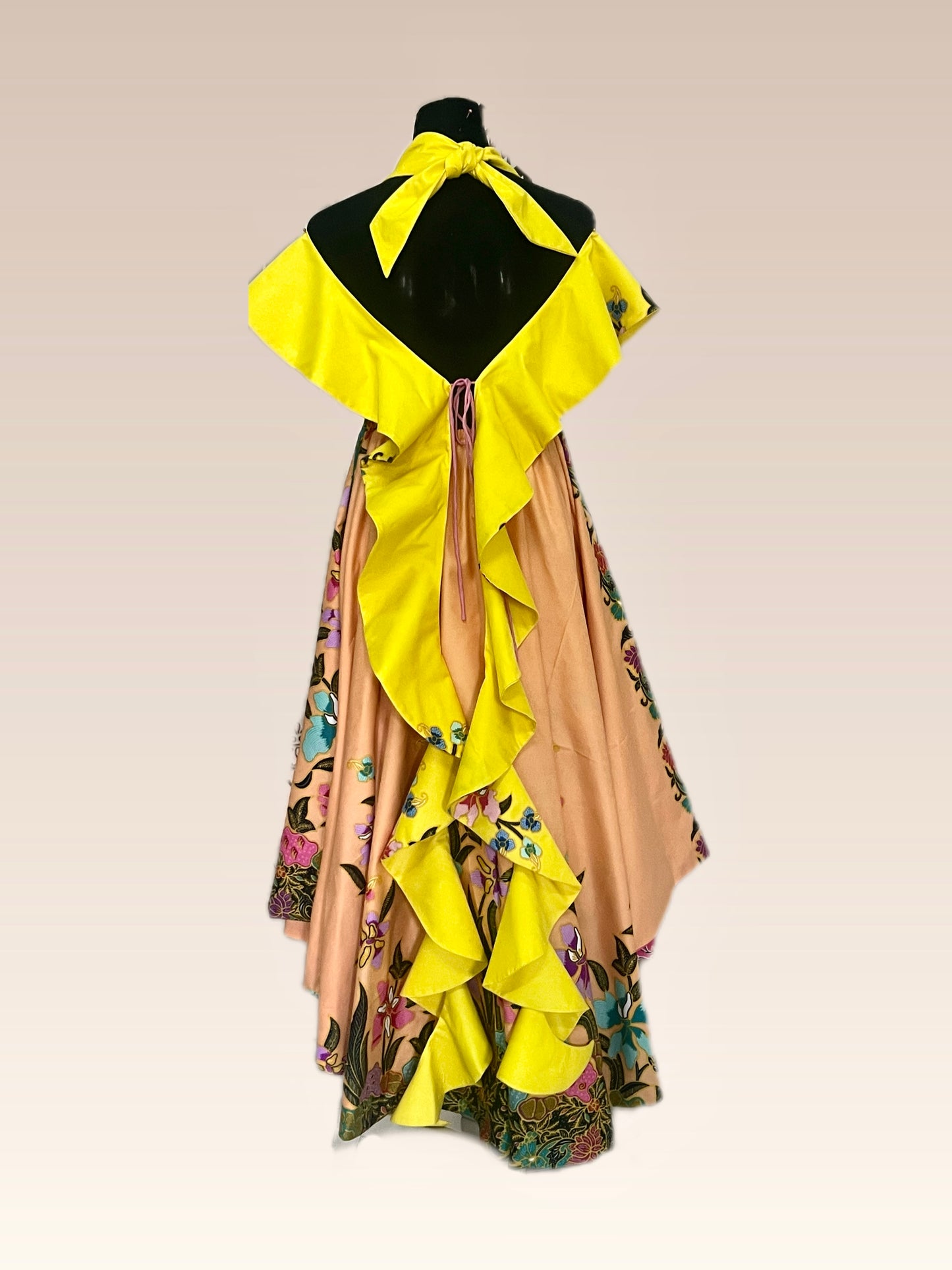 Reversible Batik Resort Dress ( size free)