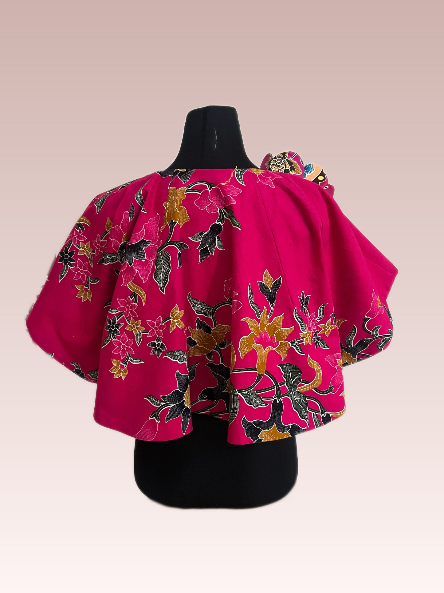Batik Cape Jacket （M-L size)