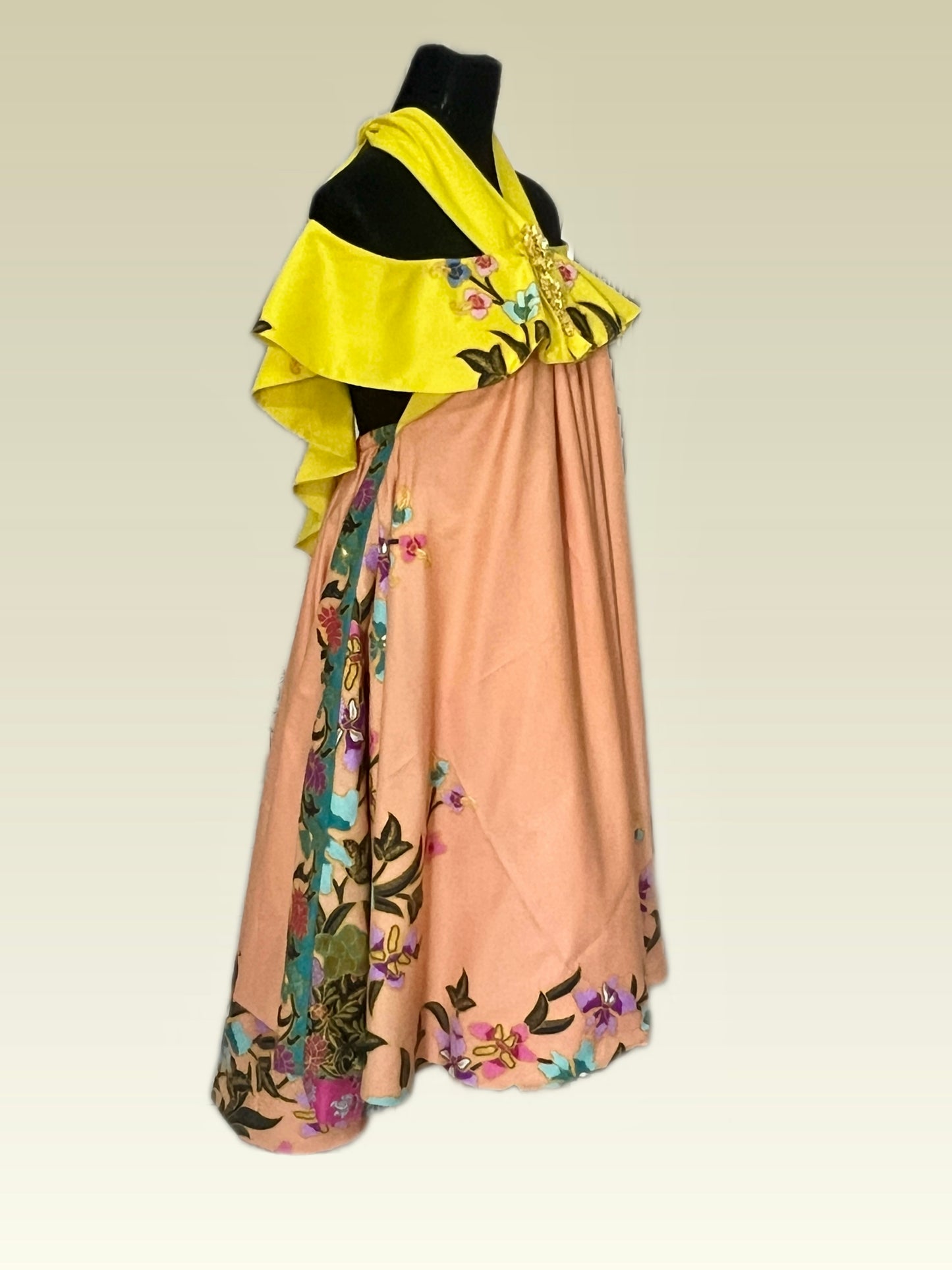 Reversible Batik Resort Dress ( size free)