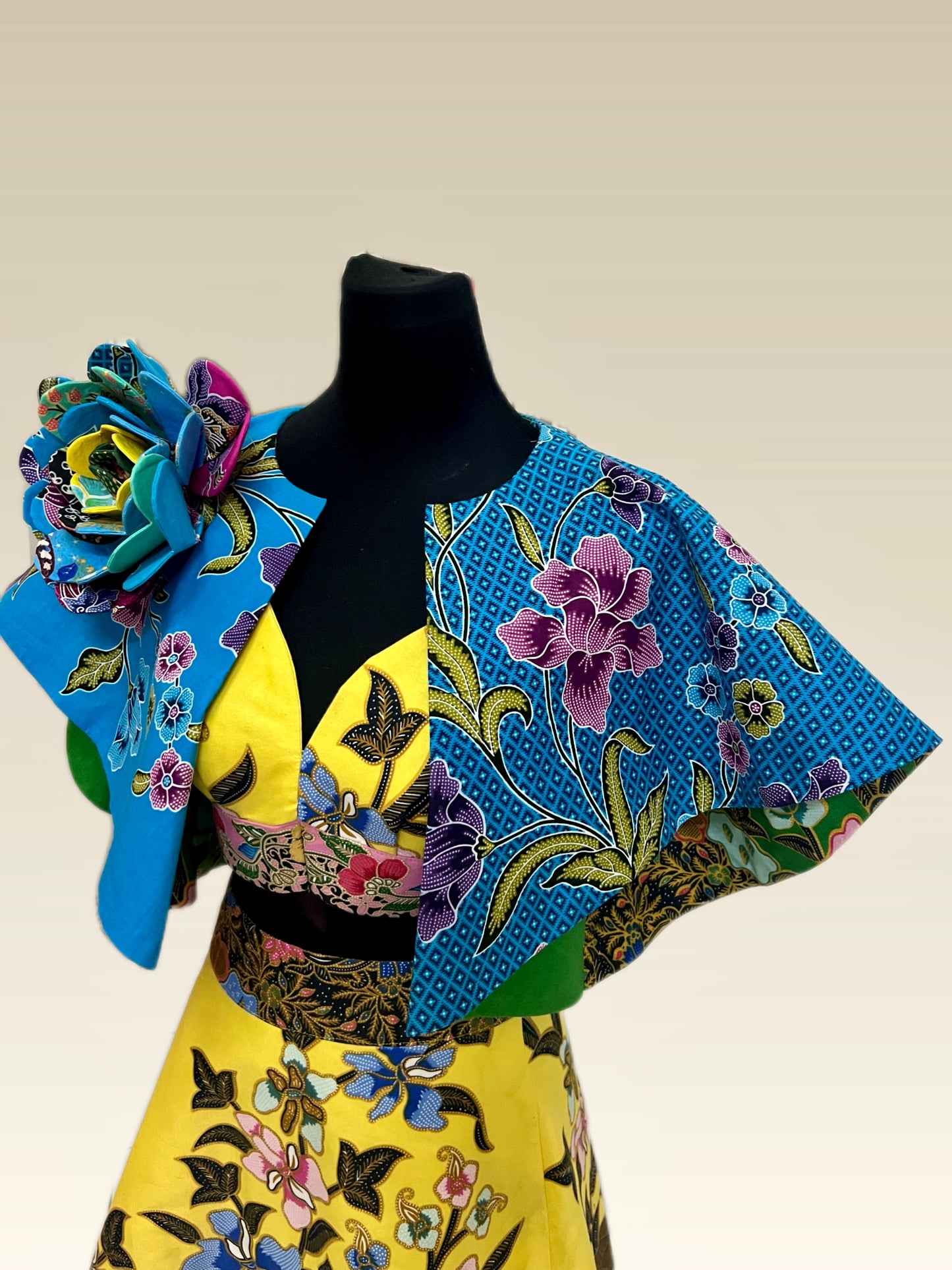 Batik Cape Jacket （M-L size)