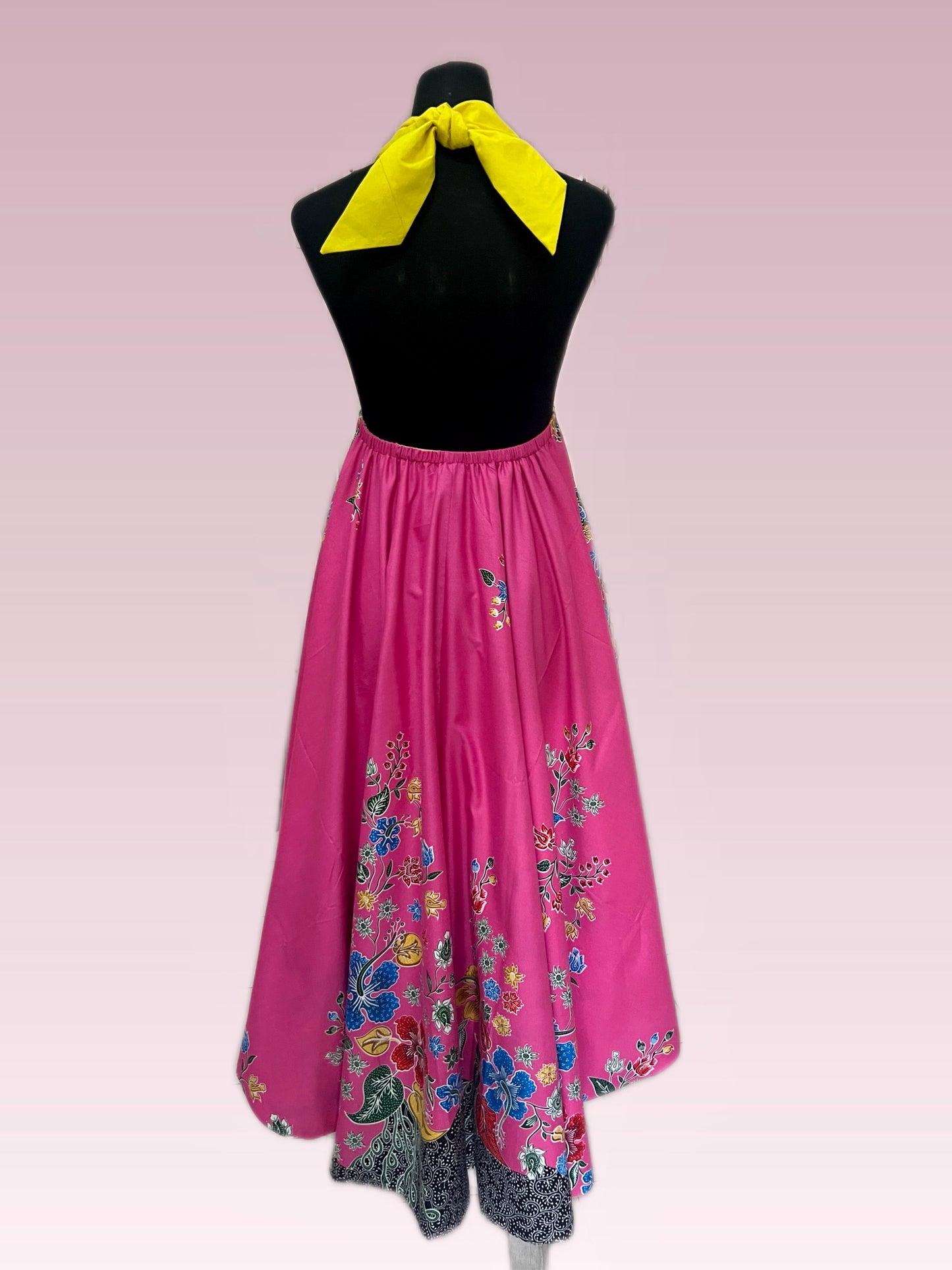 Reversible Batik Resort Dress ( size free)