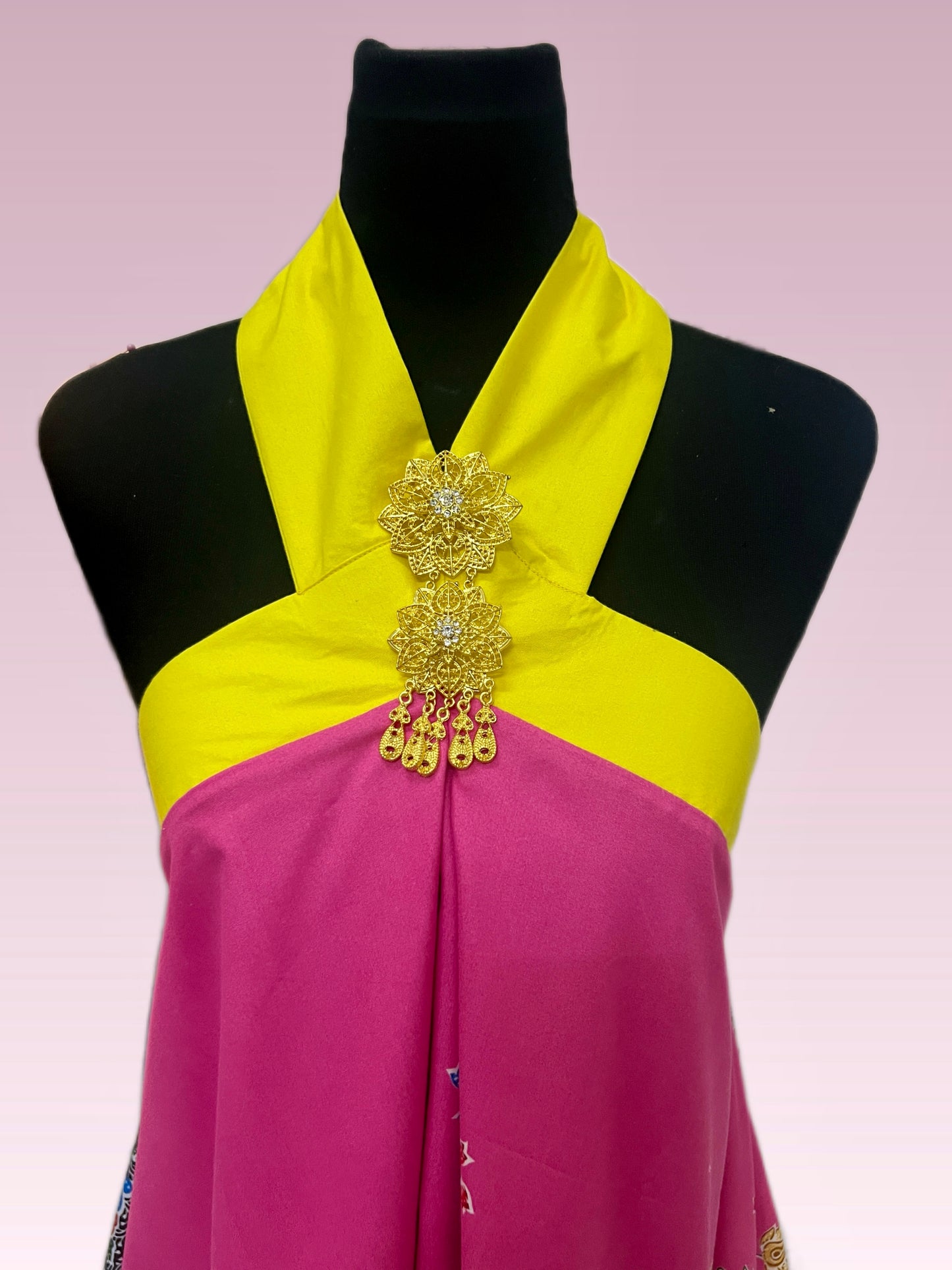 Reversible Batik Resort Dress ( size free)