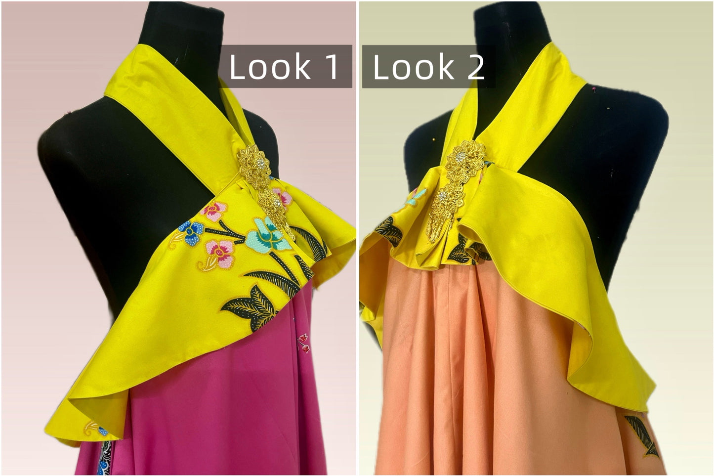 Reversible Batik Resort Dress ( size free)